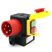 KEDU KOA1L 2 in 1 Electromagnetic Pushbutton Switches 5P Industrial Socket Plug