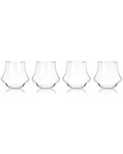 True Whiskey Glasses, Set of 4