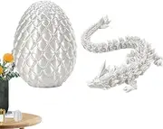 Printed Dragon Toys, Articulated Dragon with Dragon Inside | Crystal Dragon Fidget Toy - Articulated Dragon Fidget Toys, Desk Toys for Kids Adults, Decorative Easter Egg Fillers