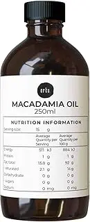 250ml Macadamia Nut Oil - Natural Cold Pressed Food Grade 100% Pure Cooking Oils