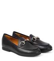 [Gucci Kids] Gucci Kids Horsebit leather loafers UK 9 black