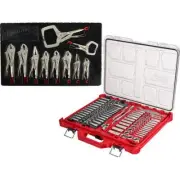 Milwaukee Tools Drive Sae/Metric Ratchet+Socket Mechanics Tool Set+Packout Case