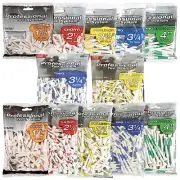 2025 Pride Professional Wooden Golf Tee System Select Size Colour Bundle Masters
