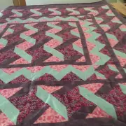 Handmade Patchwork Quilt- Queen Bed Size