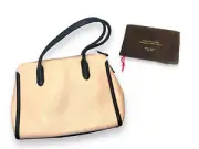 Kate Spade Caroline Queeney Tote Peachy Pink Leather Handbag With Dust Bag