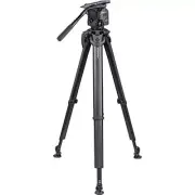 New OConnor 1040 Fluid Head and flowtech 100 Tripod System with Handle and Case