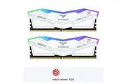 Team T-Force Delta RGB 32GB(2x16GB) DDR5-6400 Memory - White [FF4D532G6400HC32ADC01]