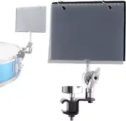 Drum Set Mounting Clamp Hoop Mount Music Stand for Snare Drums and Toms with Arm