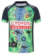 Canberra Raiders 2024 NRL Kids Indigenous Jersey Sizes 6-14 BNWT