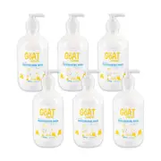 6PK The Goat Skincare Gentle Moisturising Body Wash Cleanser w/ Chamomile 500ml