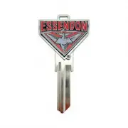 AFL 3D House Key - Essendon Bombers - LW4 Blank Metal Badge Keys