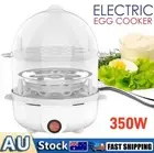 Rapid Egg Boiler Egg Cooker 7-Eggs Poacher Steamer Noise Free Egg Cooker 350w AU