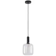 Bata35 Glass Metal Pendant Lights Black Matt | Marden Designer