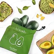 Reusable Avocado Storage Bag | Eco Klever | Reduce Food Waste & Save Money | Avocado Container | Food Storage Bag | Keep Fresh & Ripe for longer | Avocado, Hass Avocado, Greenskin