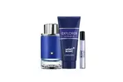 Montblanc Mens Explorer Ultra Blue Gift Set Fragrances