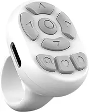 Scrolling Ring, Scrolling Button Ring for Phone, Remote Control for Phone, Wireless Camera Video Recording Remote, Scrolling Ring for Phone, Tablet