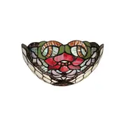 Alicia Flush Tiffany Wall Light