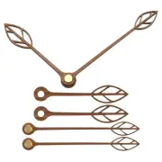 Clock Hands Kit, 3 Set Wooden Mechanism Clock Hand Parts for 10 Inch Clock, J1