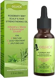 LOUJIN 59ml Peppermint Hair Growth Essential Oil Prevent Hair Loss Nourish Scalp Strengthen Hair