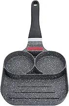 qwmvhfg， Pancake Maker Cooker Breakfast Pot,Multi Egg Frying Pan,Non Stick Aluminium Alloy Pancake Pan Fried Egg Cooker,Breakfast Skillet Co