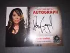 Sons Of Anarchy Authentic Autograph Card Of Katey Sagal As Gemma Teller Morrow.