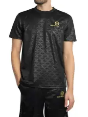 Sergio Tacchini Men's Bosco Mono T-Shirt, Black