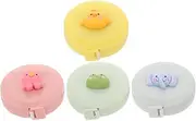COHEALI 4pcs Automatic Retractable Tape Measure Body Measuring Tape Mini Measure Telescopic for Seamstresses and Tailors