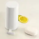 Vertical Soap Holder Waterproof Box Cover Wall Mounted Shower Dispenser