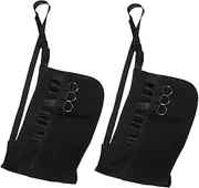 VALICLUD 2Pcs Hairdresser Apron Professional Barber Tool Storage Lightweight Comfortable Hairstylist Accessory with Pockets for Efficient Organization Salons Makeup Rooms