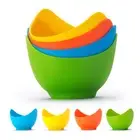 16X Poached Cup Steamer Egg Poacher Pan Poaching Pods Boil Cooker Kitchen Moulds