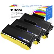 3Pk TN580 TN-580 Laser Toner Cartridge For Brother MFC-8860DN MFC-8860N HL-5240