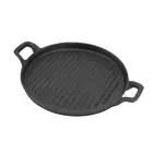 Household Cast Iron Griddle Pan Frying Pan BBQ Steak Meat Cooking Grill Skillet