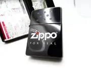 Box Design Titanium Plate For Real Engraved Zippo 2003 MIB Rare