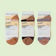 Glucology Multi Colour Diabetic Copper Classic Socks | 3 Pairs Bundle