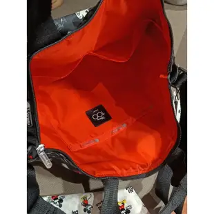 LeSportsac x Disney 灰黑快樂米奇 100週年 2431/4360 輕量 托特包 出遊 旅行 降落傘防