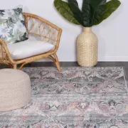 Brand Ventures Salsa Lyndurst Transitional Muted Multi Rug