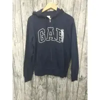 在飛比找蝦皮購物優惠-【小比美國代購】【GAP】 男生深藍色LOGO長袖連帽外套