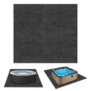 74" X 72" Hot Tub Mat, Inflatable Hot Tubs Floor Pad, Reusable Washable Spa