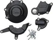 Engine Guard Fit for Ducati 848 2008-2013 Engine Cover Protection Motocross Accessory Guard Crash Bar(1 Set-BK)