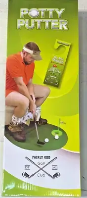 Potty Putter Toilet Time Golf Game Gag Gift White Elephant
