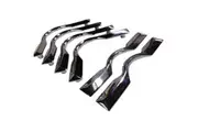 QUALITY SOLID Pool Snooker Table CHROME Pocket Brackets Heavy boss Square