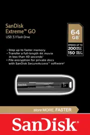 SanDisk USB Extreme GO 64GB 3.1 Flash Drive