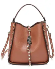 Tiffany & Fred Paris Full-Grain Leather Hobo Bag NoSize Brown