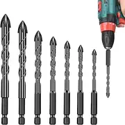 Drill Bits Sets - Metal Drill Bits | Quick-Change Shock-Resistant Anti-Slip Socket Tool Precise Drilling for Concrete Woodworking Appliance Repair