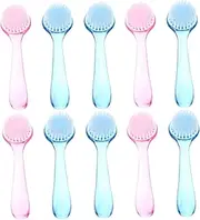 WOONEKY Long Handle Nail Brush Set for Fingernails Toe Nail Cleaning Brush Dust Remover Portable for Home Use