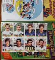 Micky Mouse #23 + 8 Extra Stickers Panini Italia 90 Vialli Hassler Lineker