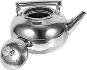 SOLUSTRE 1Pc Stainless Steel Tea Pot with Filter Induction Cooker Kettle for Home Use Stylish Design for Efficient Boiling Capacity for Tea Lovers