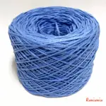 質感淡藍棉混紡特多龍網狀扁織帶紗