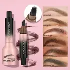 Anti-smudge 3D Wild Eyebrow Pencil Square Angled Brush Hair Concealer Women