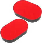 TOPPERFUN Tire Polish Brush and Wax Applicator Pad Soft Sponge for Deep Cleaning and Tire Shine Car Washing Tool for Vehicle Detailing and